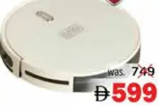 Black&Decker مكنسة روبوت بيضاء 14.4V