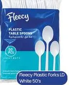Fleecy ملاعق طاولة بلاستيكية