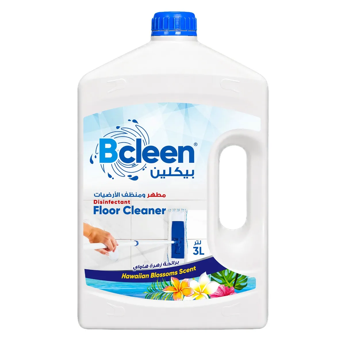 Bcleen منظف ومطهر للأسطح بزهرة هاواي
