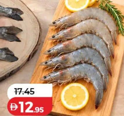 Fresh Farmed Prawns 40/50