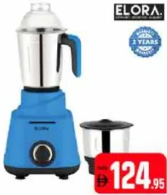 Elora Mixer Grinder 650W ELMG-3439