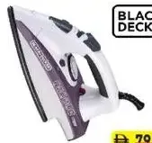 Black+Decker Steam Iron with Non Stick Soleplate