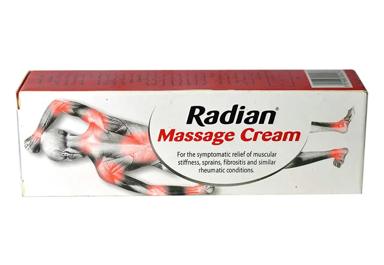 Radian كريم تخفيف آلام التدليك