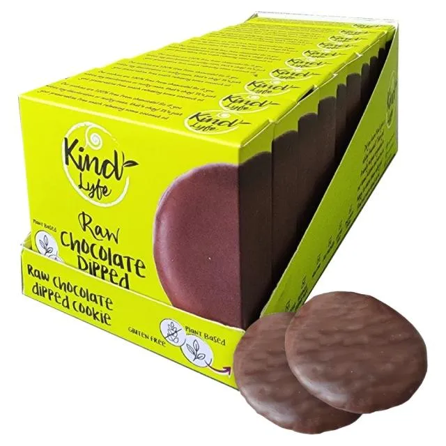 Kind Lyfe Raw Chocolate Dipped Cookies 10 Cookies