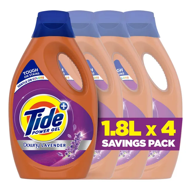 Tide Core+ Power Gel Liquid Detergent Downy Lavender