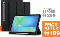 Fitit Tri Fold Book Case With Screen Protector For Samsung Tab S10 Fe Plus
