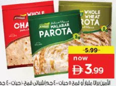Al Ameen Malabar/Wheat Parota / Whole Wheat Chapati