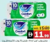 Fine Comfort Xl Toilet Tissue 2Ply