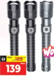 Elora 3In1 Zooming Flashlight