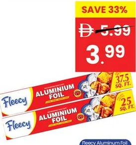 Fleecy Aluminum Foil