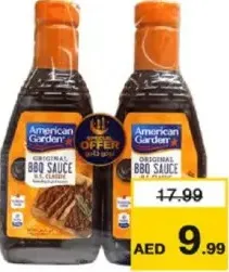 American Garden BBQ Sauce Orgnl