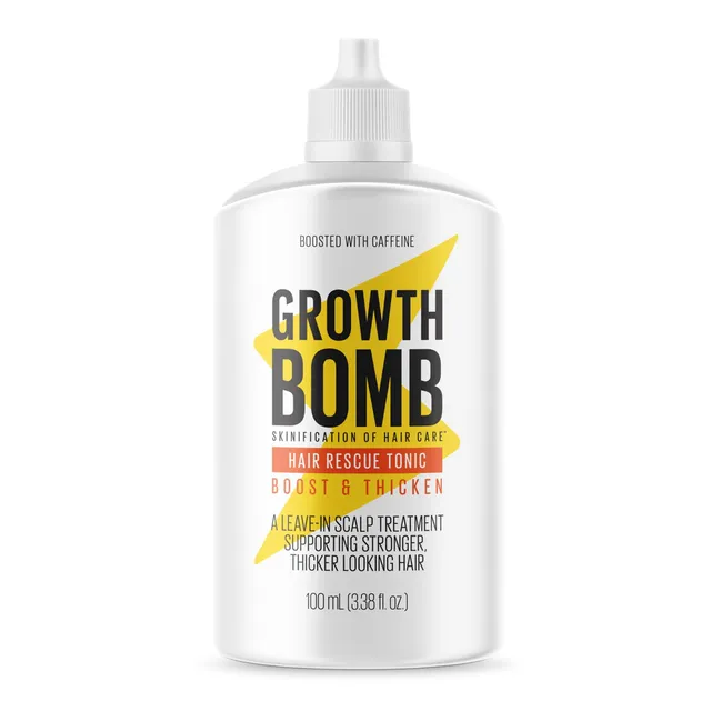 Growth Bomb Hair Rescue Tonic, Root Serum With Natural Botanicals