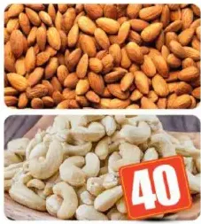 Cashew Nut / almond W320 / Usa 27-30