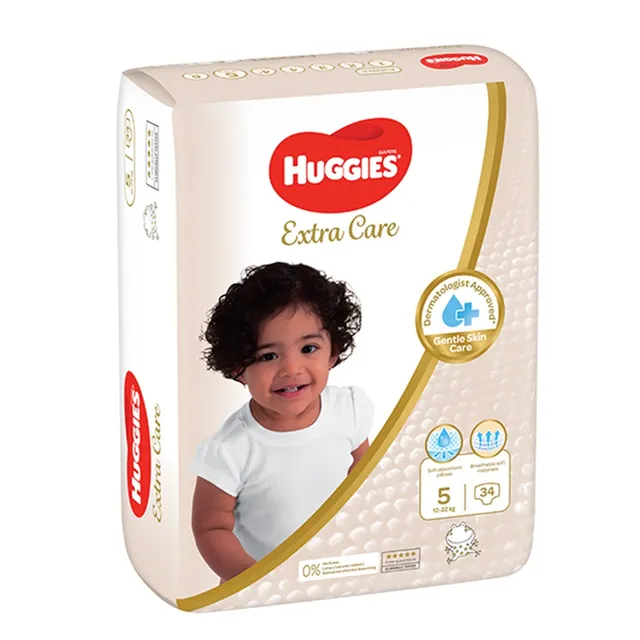Huggies Extra Care Size 5 Value Pack (12- ) - 34 Pcs