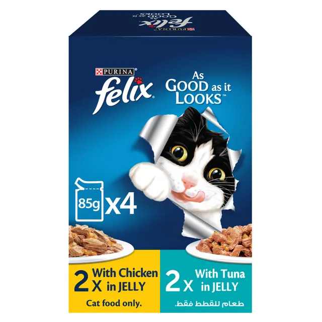 Felix Chicken & Tuna in Jelly Cat Food