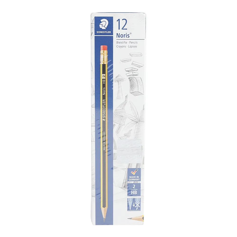 Staedtler Noris قلم رصاص HB2 - 12 قطعة
