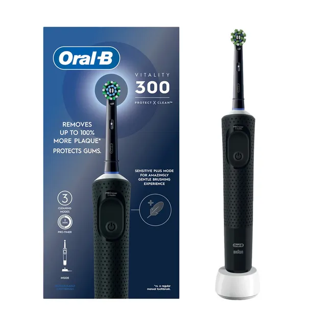 Oral-B Toothbrush Black D103.413.3 Vitality 300