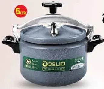 Delici Arabic Aluminium Granite Pressure Cooker