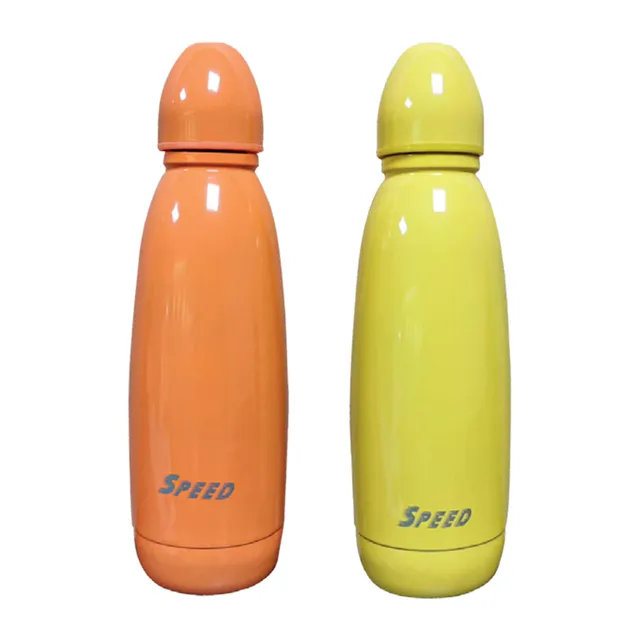 Speed Double Wall Bullet Flask, Col2, Assorted Color 1 pc