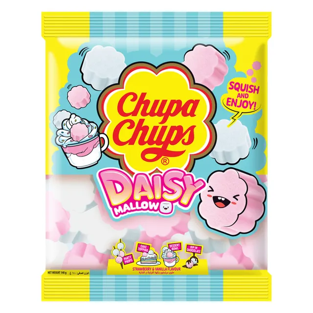 Chupa Chups Vanilla and Strawberry Marshmallows