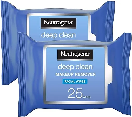 Neutrogena Makeup Remover Facial Wipes - 2 x 25's