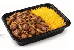 وجبة أرز مع كبدة الدجاج
