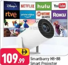Smartbarry Smart Projector H8-88