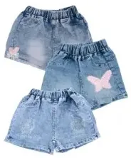 Girls Jeans Short Assorted