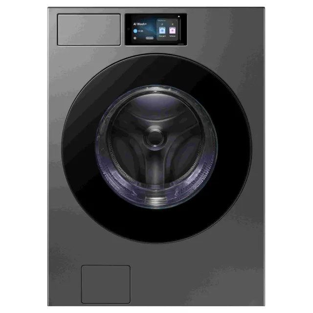 Samsung Front Load Washer, Silver, WF90F26ADSGU