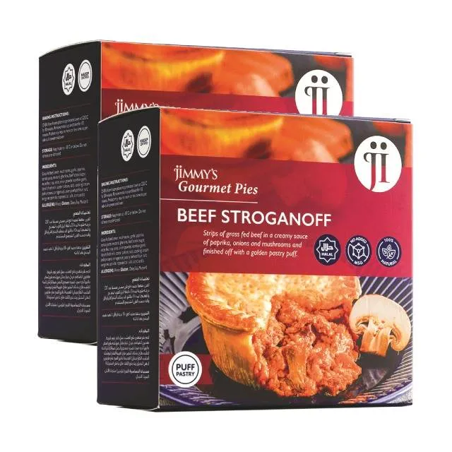 Jimmy's Gourmet Pie Beef Stroganoff
