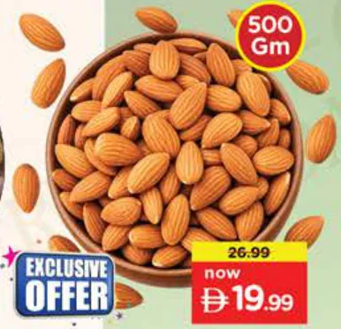 Almond Raw 30-32