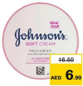 Johnson's J&J Body Cream Naturally Soft