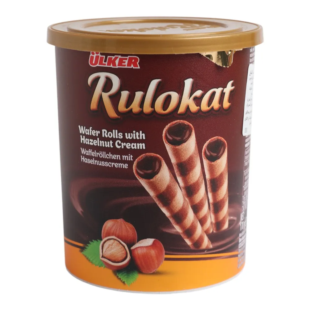 Ulker لفائف ويفر rulokat بكريمة البندق