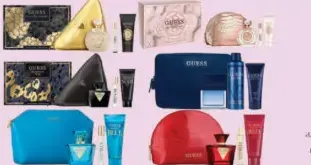 Guess طقم ماء تواليت Seductive Noir للنساء ولوشن للجسم