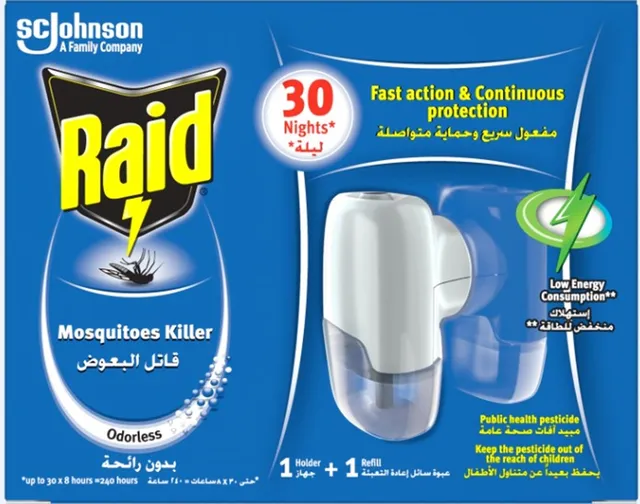 Raid Mosquitoes Killer Holder21Ml+Refill