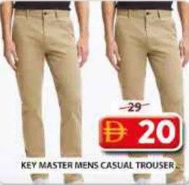 Key Master Mens Casual Trouser