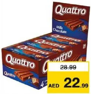 Quattro Chocolate Assorted 4Finger