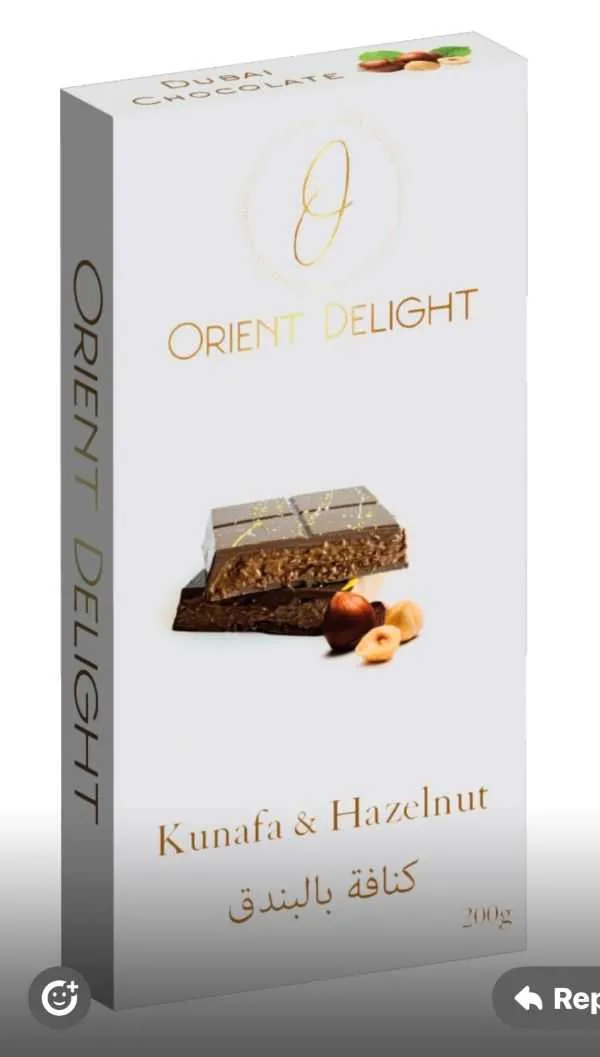 Orient Delight Dubai Chocolate Premium Kunafa N Hazelnut