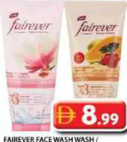 Fairever Face Wash / Saffron And Pure Milk Face Scrub