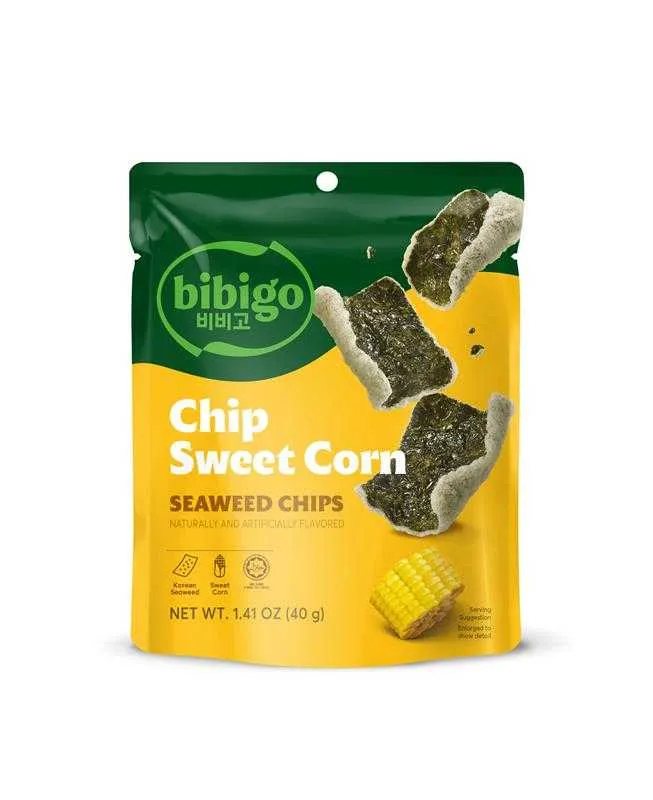Bibigo رقائق بنكهة الذرة الحلوة
