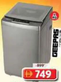 Geepas Top Load Washing Machine GFWM-8823SX