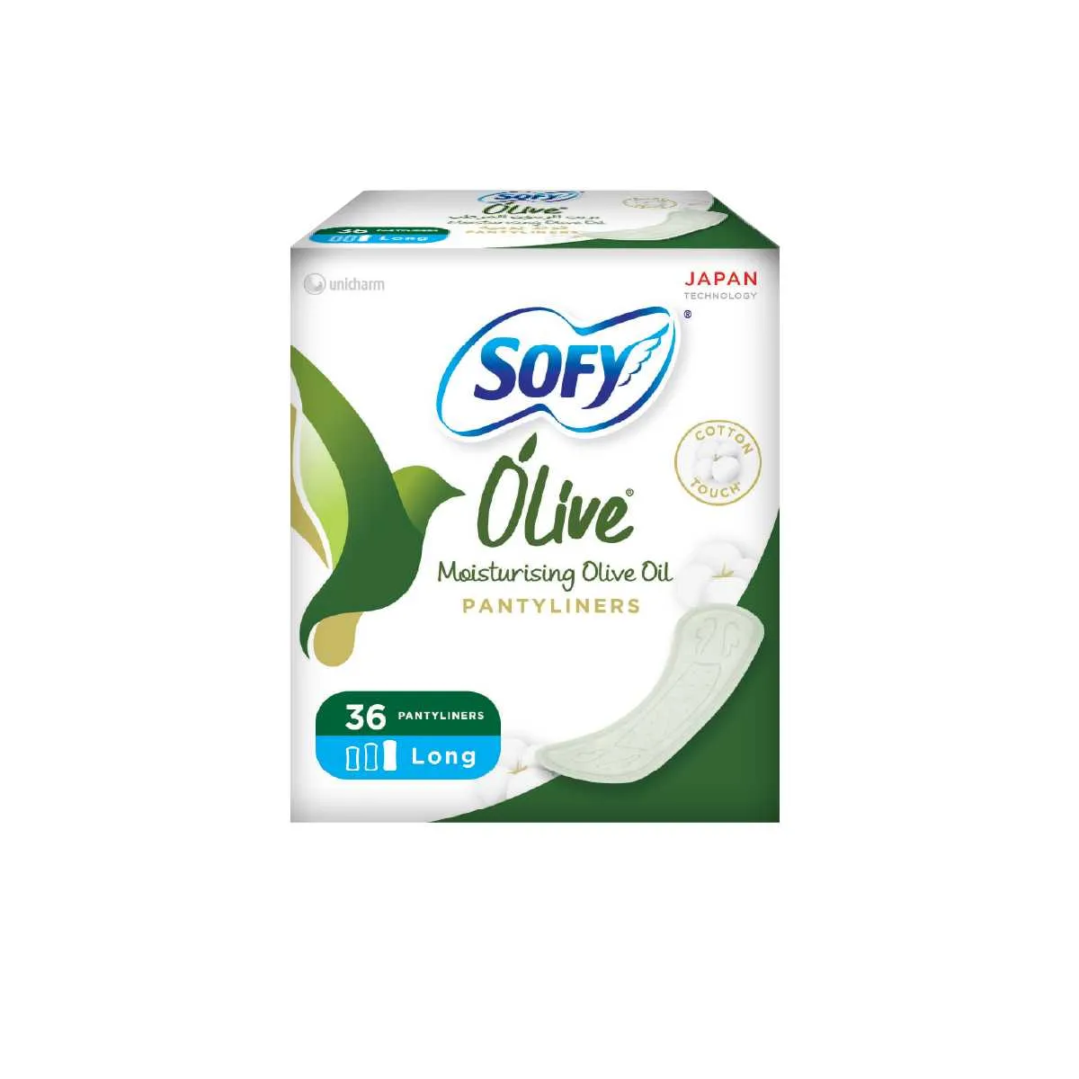 Sofy فوط يومية طويلة أوليف - 36 قطعة
