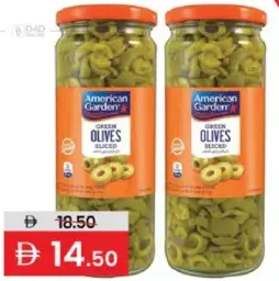 American Garden Green Olives Sliced