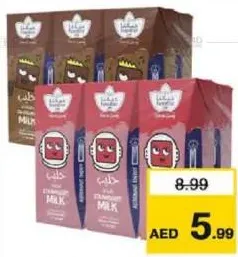 Hayatna حليب UHT بالفراولة / الشوكولاتة