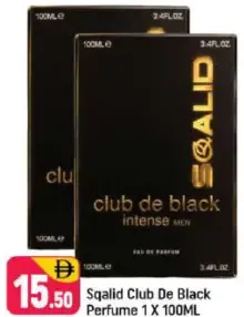 Sqalid Club De Black Intense EDP