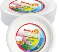 Sunny Foam Plates Plain