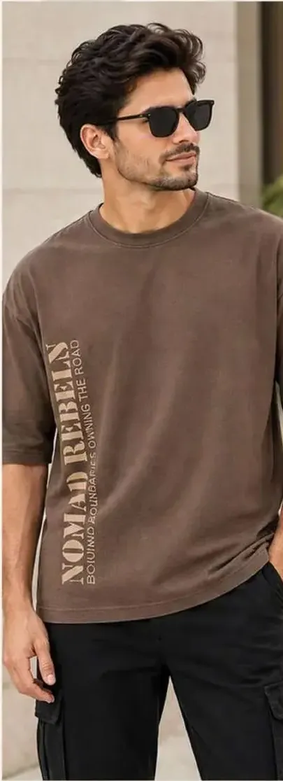 Fashburry Mens Drop Shoulder Tshirt