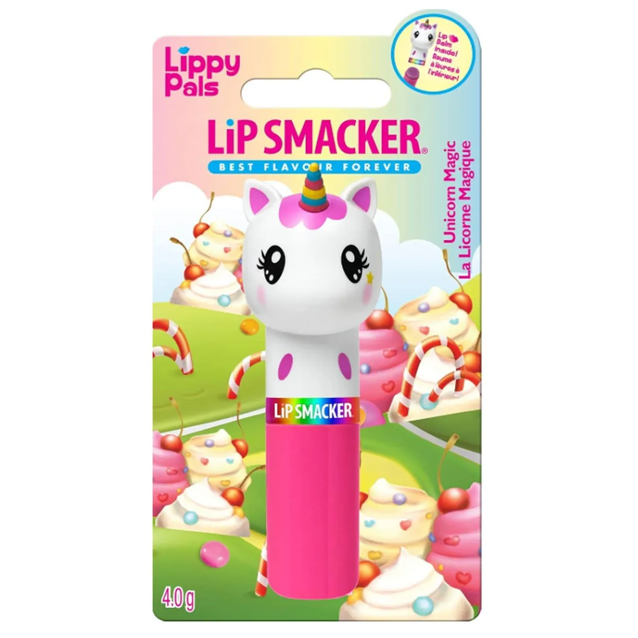 Lip Smacker مرطب شفاه Lippy Pals يونيكورن ماجيك، عبوة بليستر