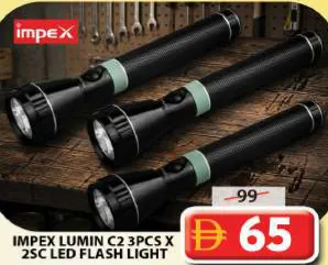 Impex Led Flash Light Lumin C2, 2Sc