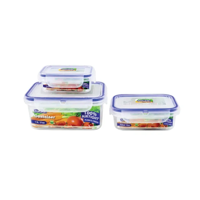 Poplock 3 pcs Air Tight Container Set, 9121-9133/3